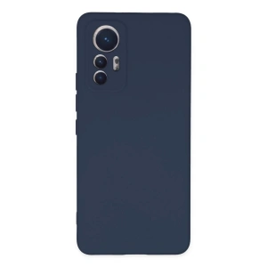 Mey İthalat®   Mi 12 Lite Kılıf Nano içi Kadife Silikon - Lacivert