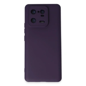 Mey İthalat®   Mi 13 Pro Kılıf Nano içi Kadife Silikon - Mor