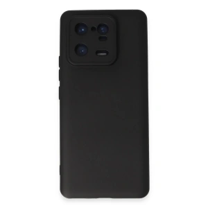 Mey İthalat®   Mi 13 Pro Kılıf Nano içi Kadife Silikon - Siyah