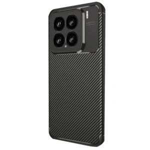 Mey İthalat®   Mi 15 Kılıf Auto Focus Karbon Kapak - Siyah