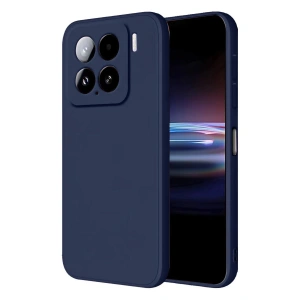 Mey İthalat®   Mi 15 Pro Kılıf Nano içi Kadife Silikon - Lacivert