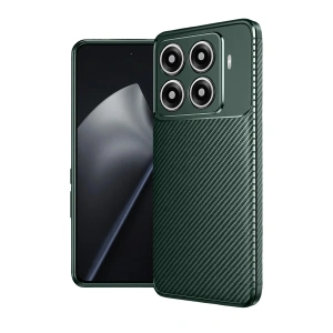 Mey İthalat®   Mi 15T Pro Auto Focus Karbon Kapak - Koyu Yeşil