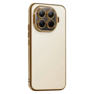 Mey İthalat®   Mi 15T Pro  Lensli Silikon - Gold