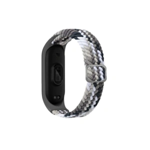 Mey İthalat® Mi Band 4 Star Kordon - Gri-Siyah