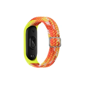 Mey İthalat® Mi Band 4 Star Kordon - Turuncu-Sarı