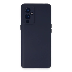 Mey İthalat® One Plus 9 Kılıf Nano içi Kadife Silikon - Lacivert