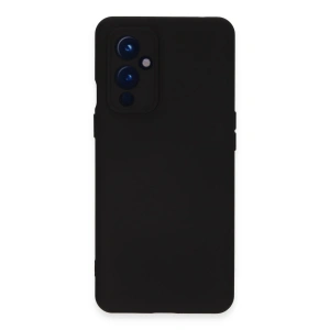Mey İthalat® One Plus 9 Kılıf Nano içi Kadife Silikon - Siyah