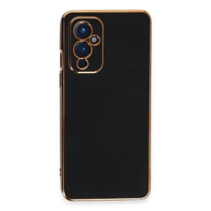 Mey İthalat® One Plus 9 Kılıf Volet Silikon - Siyah
