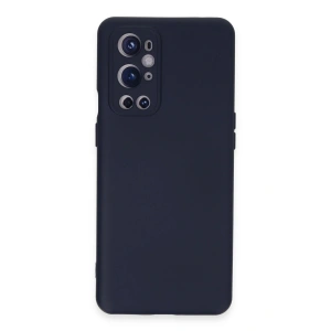 Mey İthalat®  One Plus 9 Pro Kılıf Nano içi Kadife Silikon - Lacivert