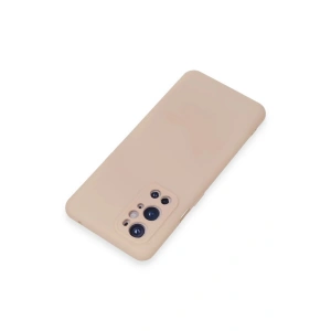 Mey İthalat®  One Plus 9 Pro Kılıf Nano içi Kadife Silikon - Pudra