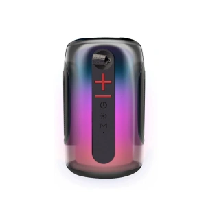 Mey İthalat®  Pluse 8 RGB Kablosuz Hoparlör - Siyah