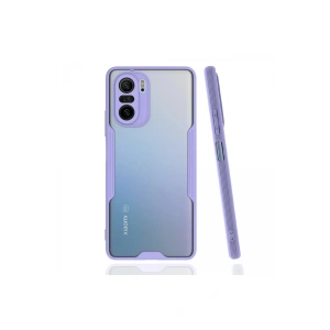 Mey İthalat® Poco F3 Kılıf Platin Silikon - Lila