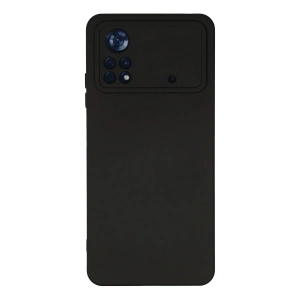 Mey İthalat®   Poco X4 Pro 5G Kılıf Nano içi Kadife Silikon - Siyah