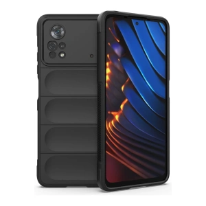 Mey İthalat®   Poco X4 Pro 5G Kılıf Optimum Silikon - Siyah