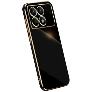 Mey İthalat®   Poco X6 Pro Kılıf Volet Silikon - Siyah