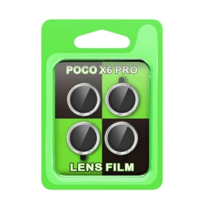 Mey İthalat®   Poco X6 Pro Raze Metal Kamera Lens - Gümüş