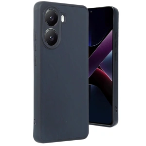 Mey İthalat®   Poco X7 Pro Kılıf Aras Deri Kapak - Lacivert