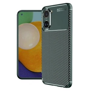 Mey İthalat®   Poco X7 Pro Kılıf Auto Focus Karbon Kapak - Koyu Yeşil