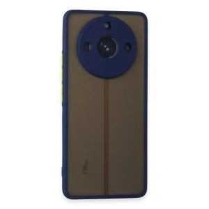 Mey İthalat®  Realme 11 Pro Kılıf Montreal Silikon Kapak - Lacivert