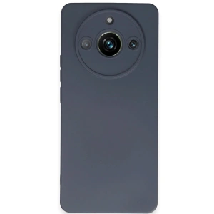 Mey İthalat®  Realme 11 Pro Kılıf Nano içi Kadife Silikon - Gri