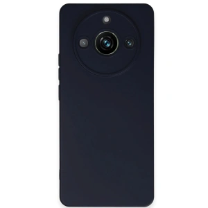 Mey İthalat®  Realme 11 Pro Kılıf Nano içi Kadife Silikon - Lacivert