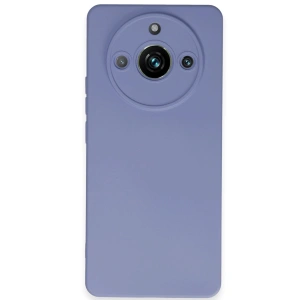 Mey İthalat®  Realme 11 Pro Kılıf Nano içi Kadife Silikon - Lila
