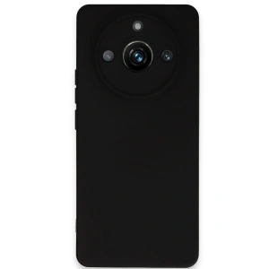 Mey İthalat®  Realme 11 Pro Kılıf Nano içi Kadife Silikon - Siyah