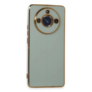 Mey İthalat®  Realme 11 Pro Kılıf Volet Silikon - Açık Yeşil
