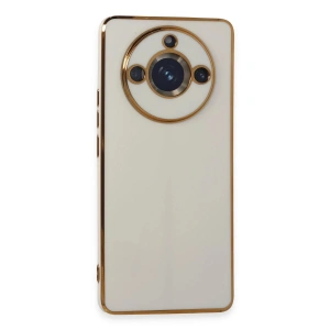Mey İthalat®  Realme 11 Pro Kılıf Volet Silikon - Beyaz