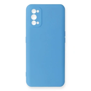 Mey İthalat®  Realme 7 Pro Kılıf Nano içi Kadife Silikon - Mavi