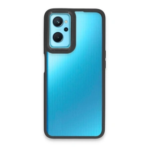 Mey İthalat®  Realme 9i 4G Kılıf Dora Kapak - Siyah