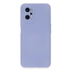 Mey İthalat®  Realme 9i 4G Kılıf Nano içi Kadife Silikon - Lila