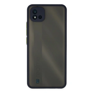 Mey İthalat®  Realme C11 2021 Kılıf Montreal Silikon Kapak - Lacivert
