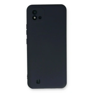 Mey İthalat®  Realme C11 2021 Kılıf Nano içi Kadife Silikon - Lacivert