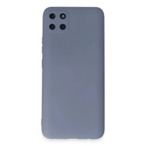 Mey İthalat®  Realme C11 Kılıf Nano içi Kadife Silikon - Gri