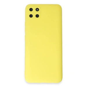 Mey İthalat® Realme C11 Kılıf Nano içi Kadife Silikon - Sarı