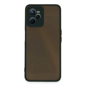 Mey İthalat®  Realme C35 Kılıf Montreal Silikon Kapak - Yeşil