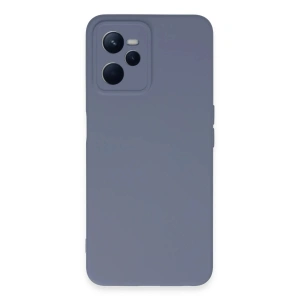 Mey İthalat®  Realme C35 Kılıf Nano içi Kadife Silikon - Gri