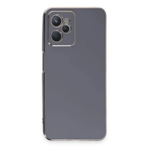 Mey İthalat®  Realme C35 Kılıf Volet Silikon - Mavi