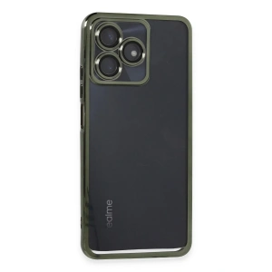 Mey İthalat® Realme C53 Kılıf Lensli Silikon - Yeşil