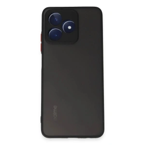 Mey İthalat®  Realme C53 Kılıf Montreal Silikon Kapak - Siyah