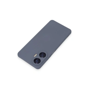 Mey İthalat® Realme C55 Kılıf Nano içi Kadife Silikon - Gri
