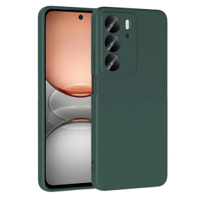 Mey İthalat®  Realme C75 4G First Silikon - Koyu Yeşil