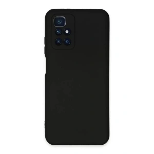 Mey İthalat®   Redmi 10 2022 Kılıf Nano içi Kadife Silikon - Siyah