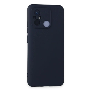 Mey İthalat®   Redmi 12C Kılıf Nano içi Kadife Silikon - Lacivert
