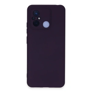 Mey İthalat®   Redmi 12C Kılıf Nano içi Kadife Silikon - Mor