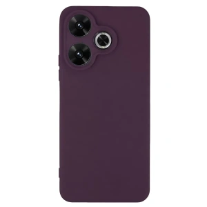 Mey İthalat®   Redmi 13 4G Kılıf First Silikon - Mürdüm