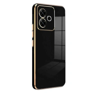 Mey İthalat®   Redmi 13 4G Kılıf Volet Silikon - Siyah