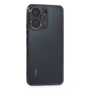 Mey İthalat®   Redmi 13C Kılıf  Lensli Silikon - Mor