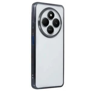 Mey İthalat®   Redmi 14C Kılıf  Lensli Silikon - Siyah